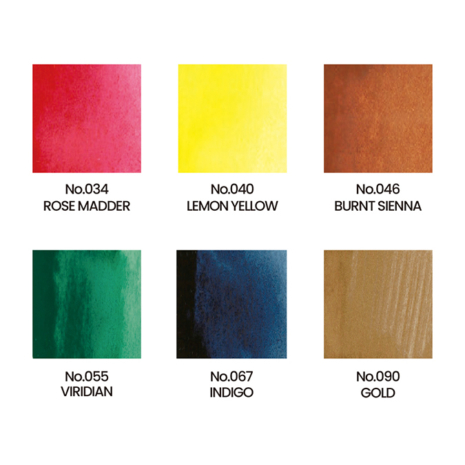 Aquarelle Japonaise Gansai Coffret Irodori Kobako - Kuretake - Rougier et Plé
