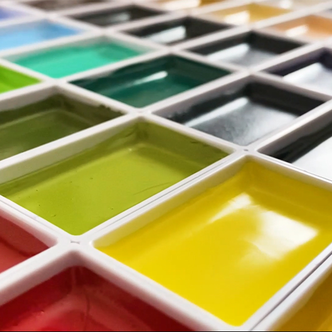 Aquarelle Japonaise Gansai Extra-fine Godet - Kuretake - Rougier et Plé