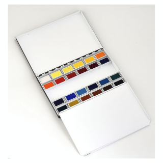 Aquarelle Extra-Fine Boîte métal Luxe 24 godets - BLOCKX - Rougier et Plé