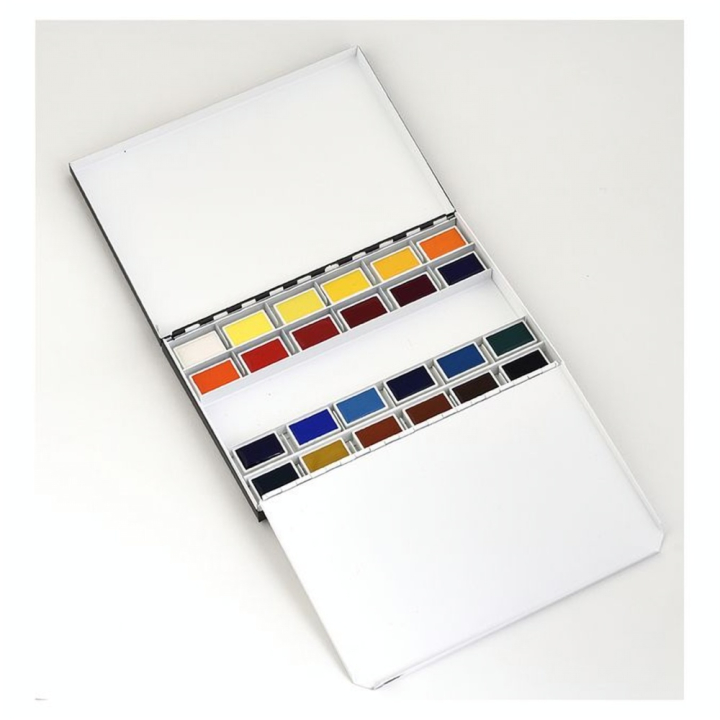 Aquarelle Extra-Fine Boîte métal Luxe 24 godets - BLOCKX - Rougier et Plé