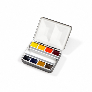 Aquarelle Extra-Fine Coffret bijou 8 demi-godets - BLOCKX - Rougier et Plé