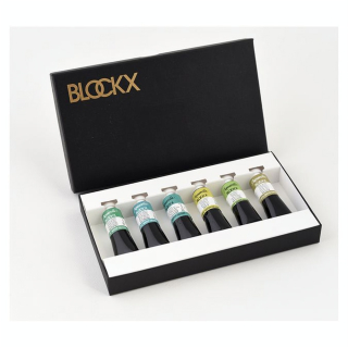 Aquarelle Extra-Fine Coffret 6 Tubes 15 ml Vert - BLOCKX - Rougier et Plé