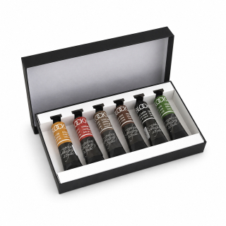 Peinture à l'huile Extra-Fine 6 x 20 ml Coffret Terres Naturelles - BLOCKX - Rougier et Plé
