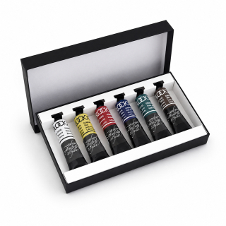 Peinture à l'huile Extra-Fine 6 x 20 ml Coffret Introduction - BLOCKX - Rougier et Plé