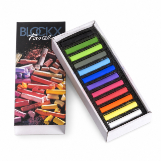 Pastels secs Boîte 12 pièces Assorties - BLOCKX - Rougier et Plé