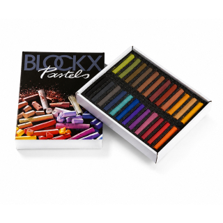 Pastels secs Boîte 24 pièces Foncés - BLOCKX - Rougier et Plé
