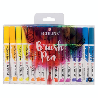 Feutre Pinceau Brush Pen Set de 30 pcs - Ecoline - Rougier et Plé