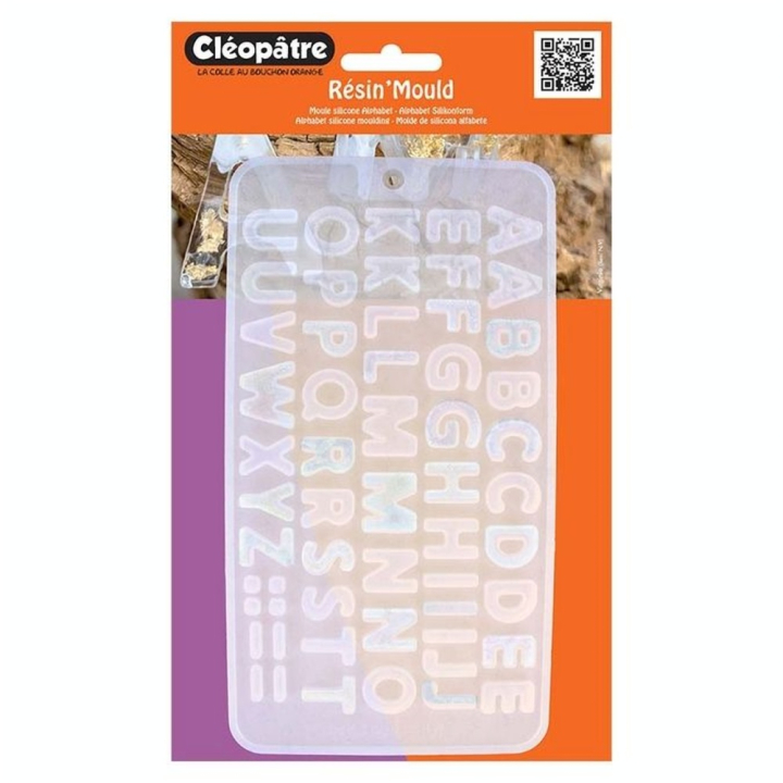 Moule silicone Résin'Mould Alphabet - Cléopatre - Rougier et Plé