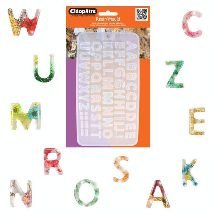 Moule silicone Résin'Mould Alphabet - Cléopatre - Rougier et Plé