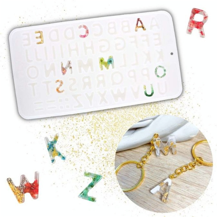 Moule silicone Résin'Mould Alphabet - Cléopatre - Rougier et Plé