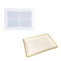 Moule en silicone 15 x 11 cm Coupe Rectangle - Jesmonite - Rougier et Plé