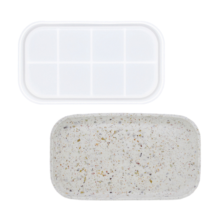 Moule en silicone 26,4 x 15,1 cm Plat Rectangulaire - Jesmonite - Rougier et Plé