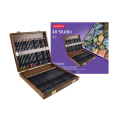 Crayon de couleur Studio Coffret bois 48 pcs - Derwent - Rougier et Plé