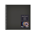 Carnet de dessin à spirale 190 g/m² Grain naturel Noir - Fabriano - Rougier et Plé