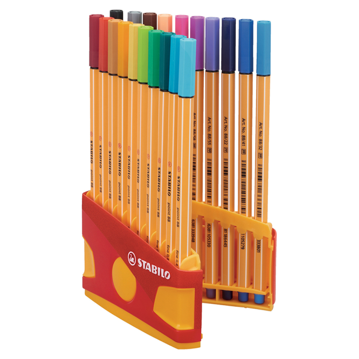 Feutre point 88 Set ColorParade 20 pcs - STABILO - Rougier et Plé
