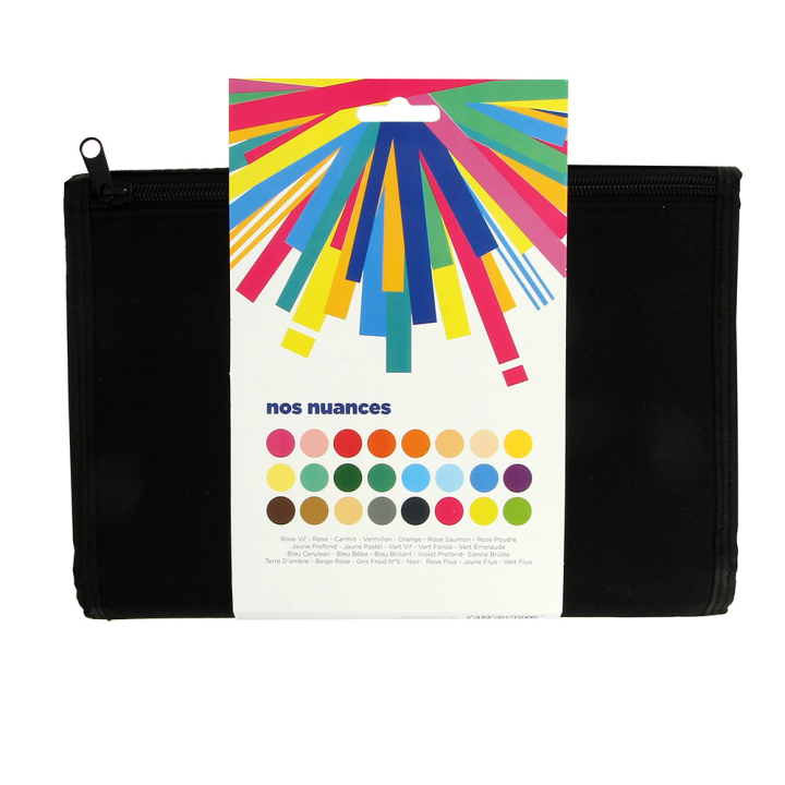 Trousse de Feutres Créamarker assortis 24 pcs Édition 170 ans - Créa - Rougier et Plé