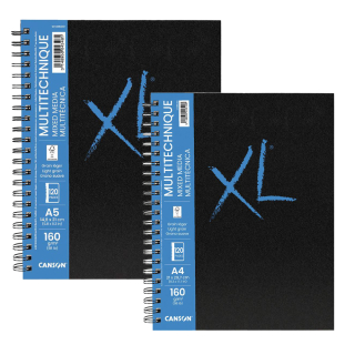 Carnet spiralé XL Mixed Media 150 g/m² - Canson - Rougier et Plé