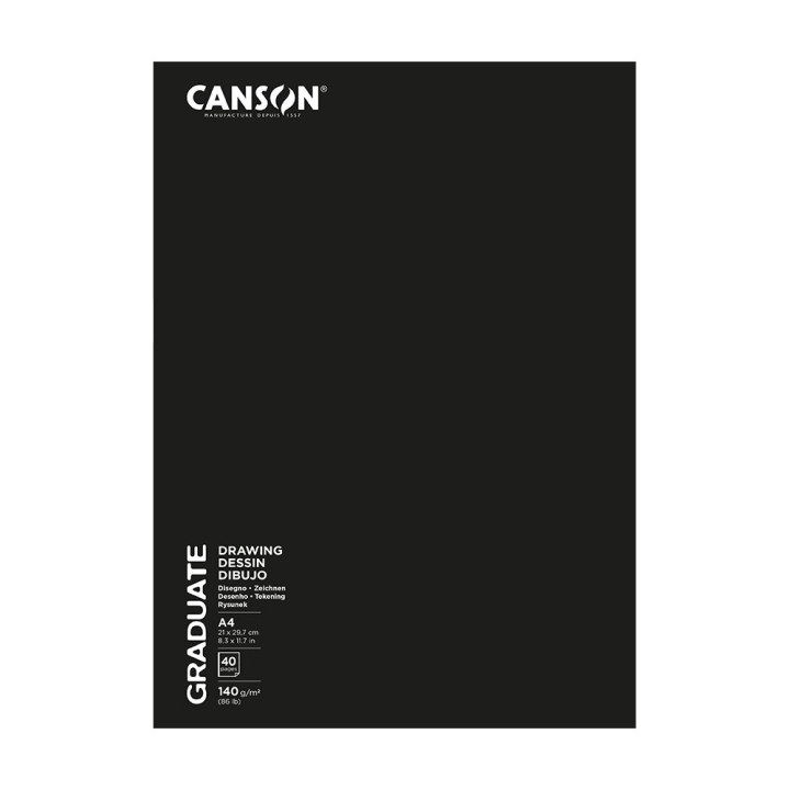 Carnet à dessin A4 Graduate 140g/m² 20 feuilles - Canson - Rougier et Plé