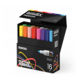 Marqueur acrylique 2 mm Set expression 16 pcs - Liquitex - Rougier et Plé