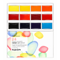 Aquarelle opaque style Gansai Set 24 godets - Rougier&Plé - Rougier et Plé