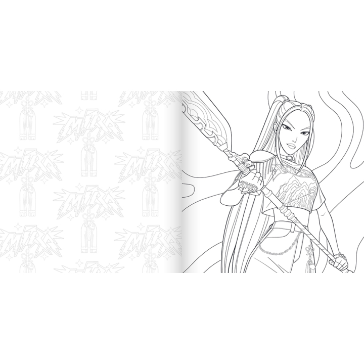 Livre de coloriage officiel deluxe Kpop Demon Hunters - Hugo Image - Rougier et Plé