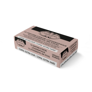 Crayon d'encre lithographique Copal extra dur 12 pcs - Charbonnel - Rougier et Plé