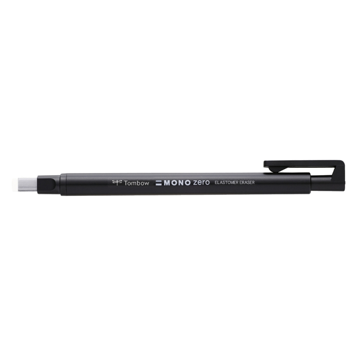 Stylo gomme MONO Zero noir pointe rectangulaire - Tombow - Rougier et Plé