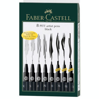 Feutre Pitt Artist Pen 8 pointes - Faber-Castell - Rougier et Plé