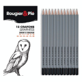 Crayon graphite Assortiment 12 pièces - Rougier&Plé - Rougier et Plé