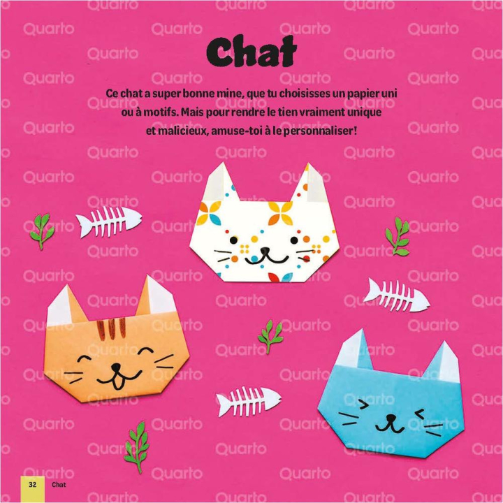 Origami kawaii : 10 pas-à-pas superfaciles ! - Éditions Vigot - Rougier et Plé