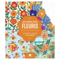 Livre coloriage Jolis papiers peints fleuris 42 motifs fleuris à colorier - Massin - Rougier et Plé