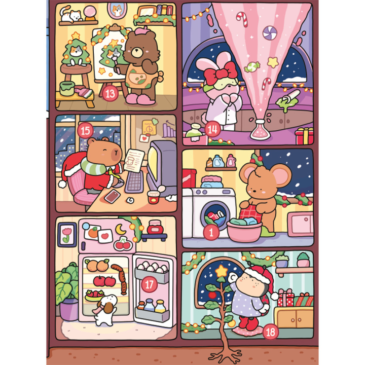Calendrier de l'avent Cosy Colo 24 petits moments cosy - Dessain et Tolra - Rougier et Plé