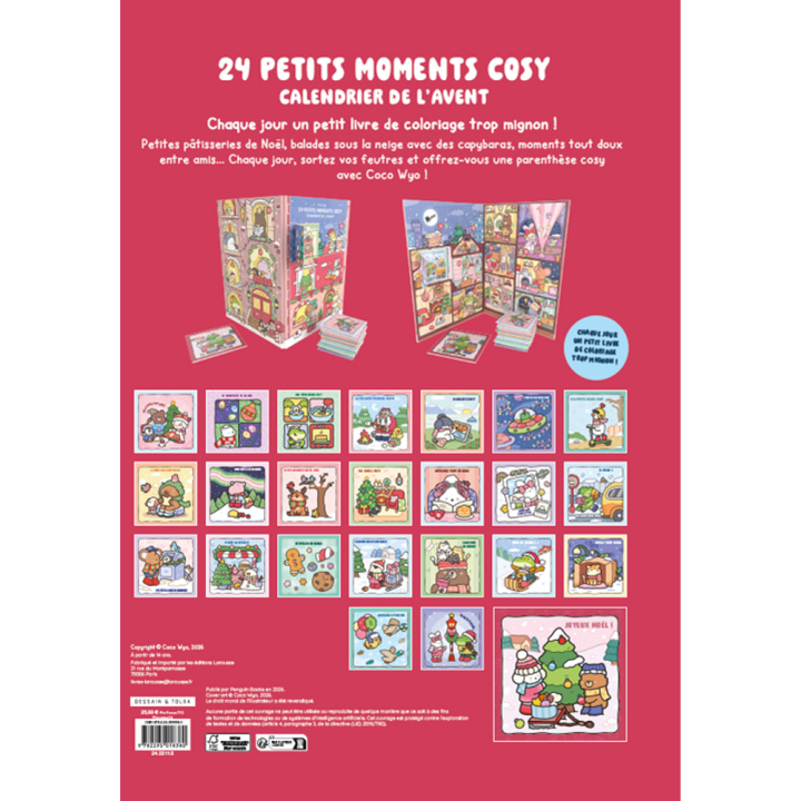 Calendrier de l'avent Cosy Colo 24 petits moments cosy - Dessain et Tolra - Rougier et Plé