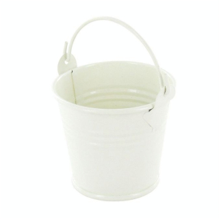 Seau en zinc blanc 5,5 x 4,5 cm - CTOP - Rougier et Plé