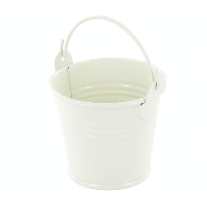 Seau en zinc blanc 5,5 x 4,5 cm - CTOP - Rougier et Plé