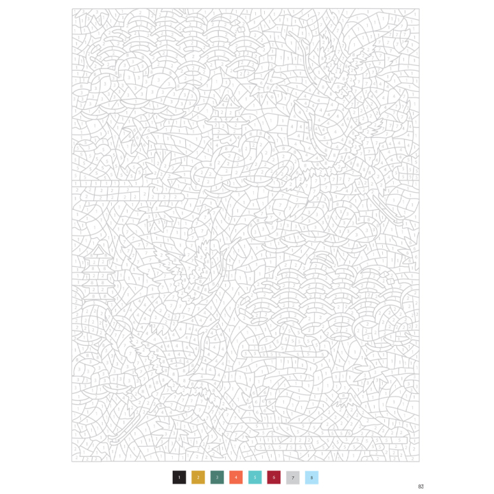 Merveilleux Japon 40 Coloriages mystères - Dessain et Tolra - Rougier et Plé