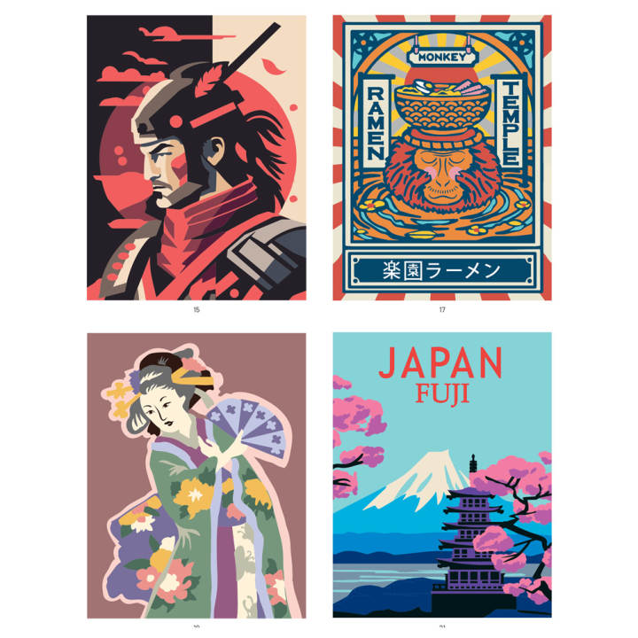 Merveilleux Japon 40 Coloriages mystères - Dessain et Tolra - Rougier et Plé