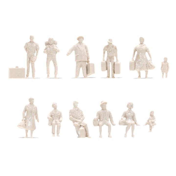 Figurines à peindre H0 72 pcs - Noch - Rougier et Plé