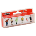 Piétons Hobby H0 6 pcs - Noch - Rougier et Plé