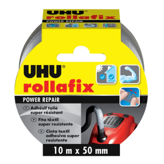 Adhésif toilé Rollafix Ruban Power repair 10 m x 50 mm - Uhu - Rougier et Plé