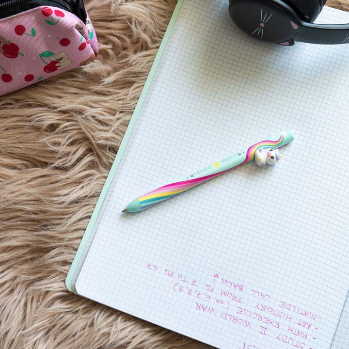 Stylo à bille rétractable Unicorn Hug me - Legami - Rougier et Plé