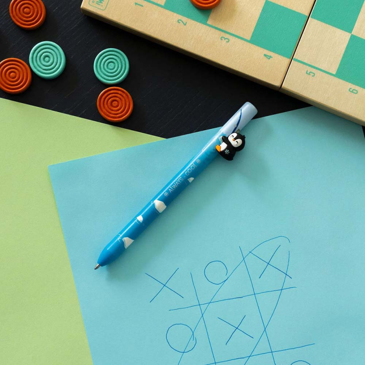 Stylo à bille rétractable Penguin Hug me – Legami - Rougier et Plé