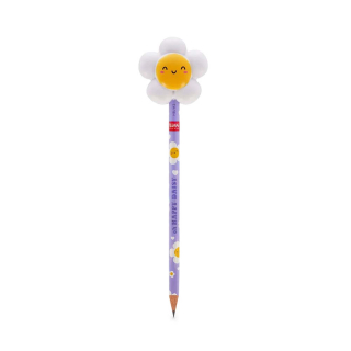 Crayon avec Anti-stress Squeezies Daisy – Legami - Rougier et Plé