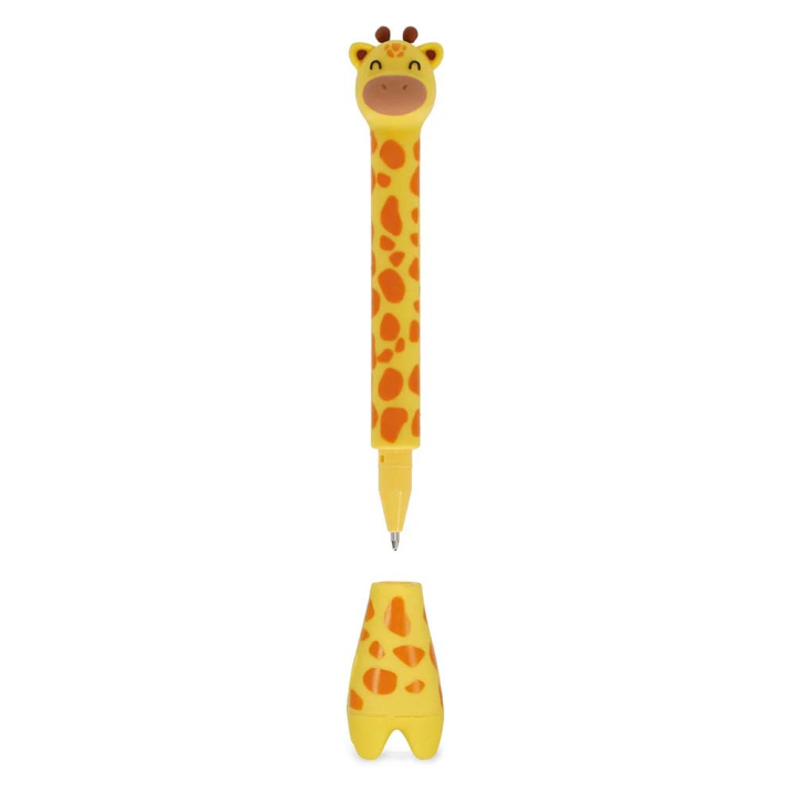 Stylo à Bille avec Base Stand-Ink Ovation Giraffe – Legami - Rougier et Plé
