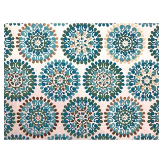 Papier fait main Rosace Bleu et Beige – 50 x 70 cm - Esprit Papier - Rougier et Plé