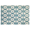 Papier fait main Carreaux de Ciment Bleu et Beige – 50 x 70 cm - Esprit Papier - Rougier et Plé