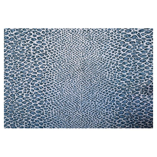 Papier fait main Effet Reptile Bleu et Blanc – 50 x 70 cm - Esprit Papier - Rougier et Plé