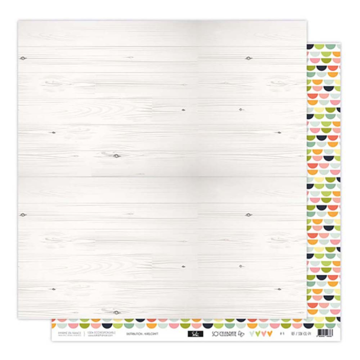 Papier imprimé 30,5 x 31,5 cm 250 g/m² So'Celebrate N°4 - Sokaï - Rougier et Plé
