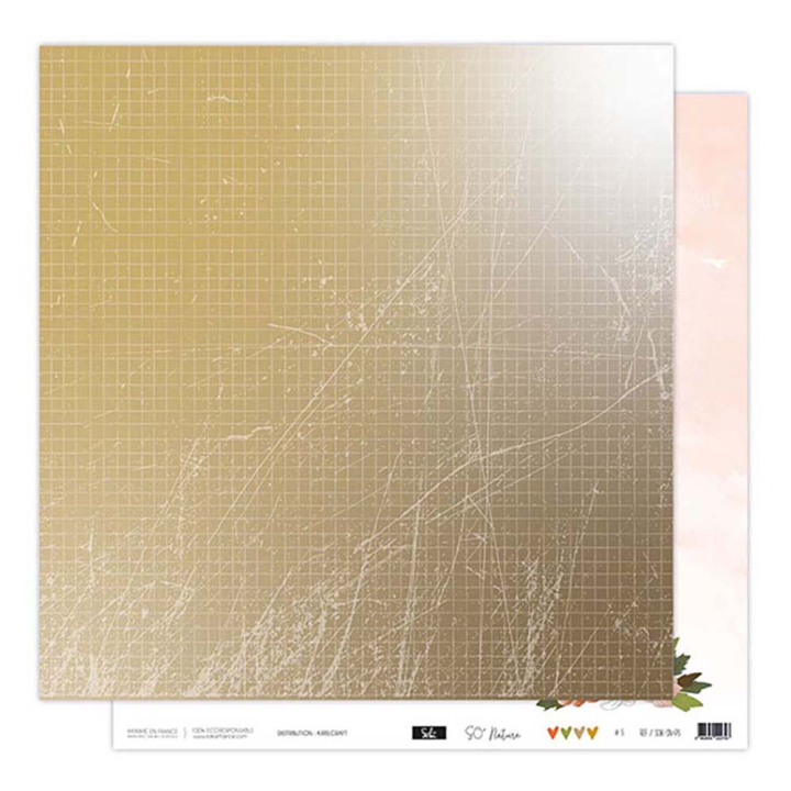 Papier imprimé 30,5 x 31,5 cm 250 g/m² So'Nature N°5 - Sokaï - Rougier et Plé