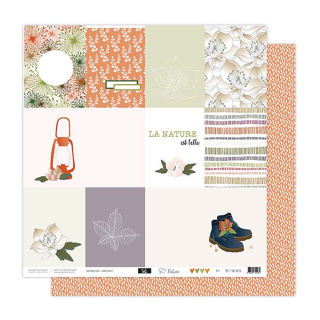 Papier imprimé 30,5 x 31,5 cm 250 g/m² So'Nature N°6 - Sokaï - Rougier et Plé